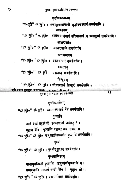Putrada Puja Paddhati Evam Vrata Katha